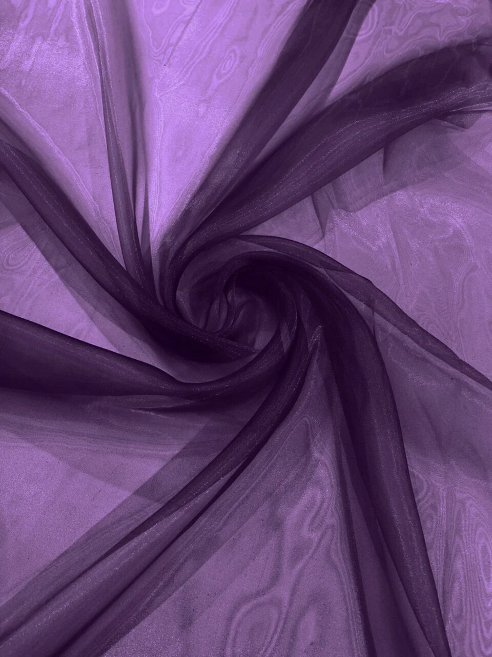 1 Yard Crystal Organza Fabric Sheer Lightweight Textile with Soft Flow for Dresses Linings and Costume Design